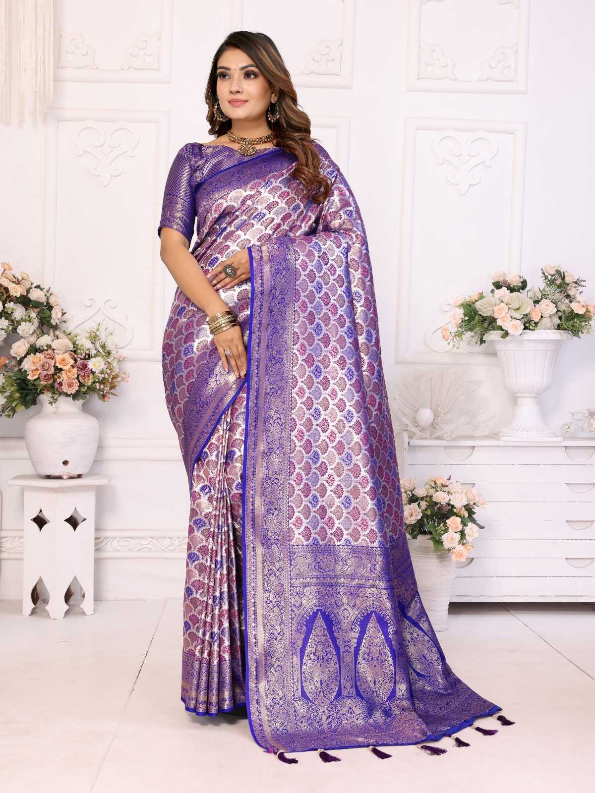 Somya Banarasi Soft Silk Party Wear Saree