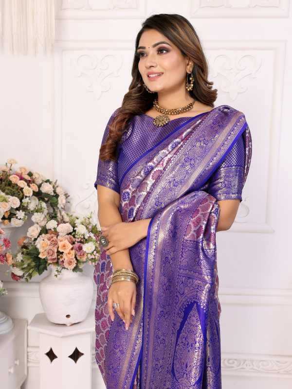 Somya Banarasi Soft Silk Party Wear Saree