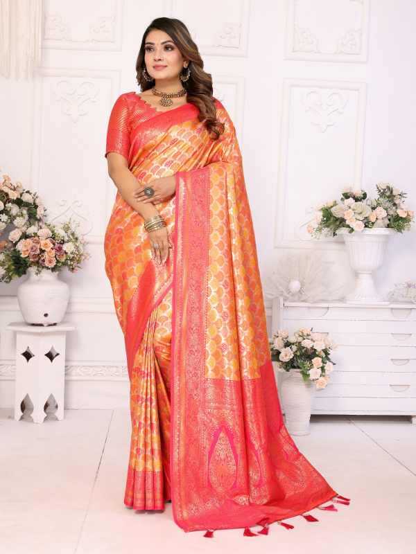 Somya Banarasi Soft Silk Party Wear Saree