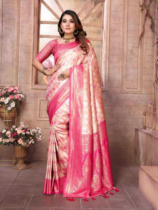 Somya Banarasi Soft Silk Party Wear Saree