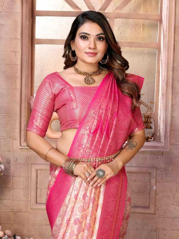 Somya Banarasi Soft Silk Party Wear Saree