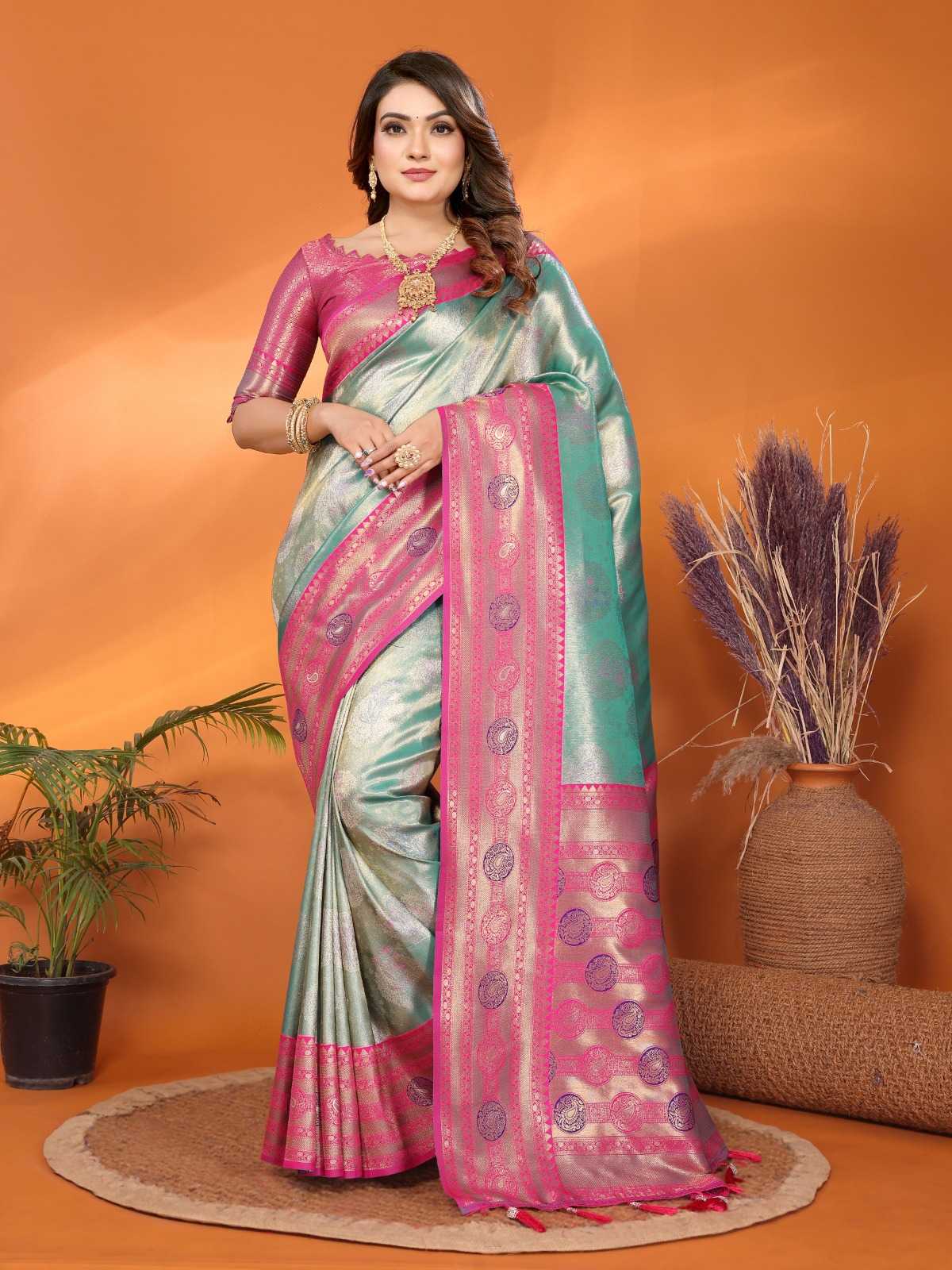 Tissue Silk Designer Saree