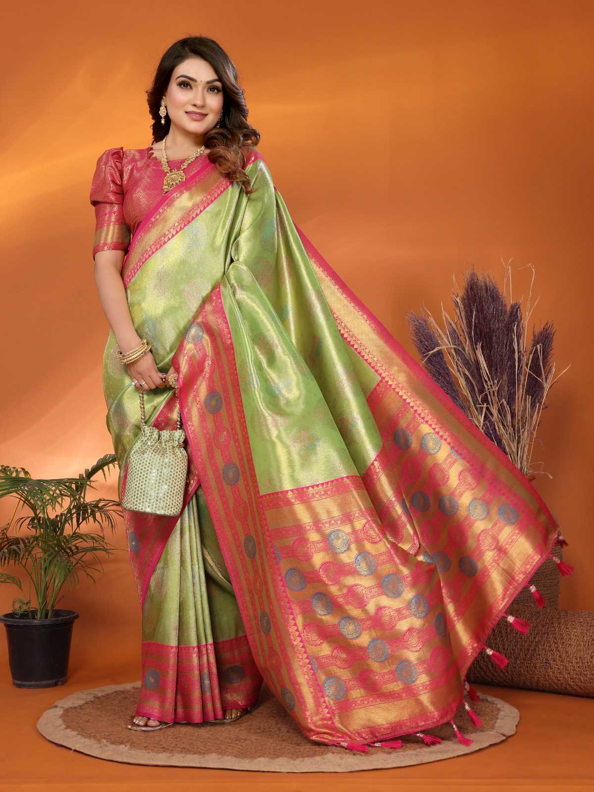Tissue Silk Designer Saree