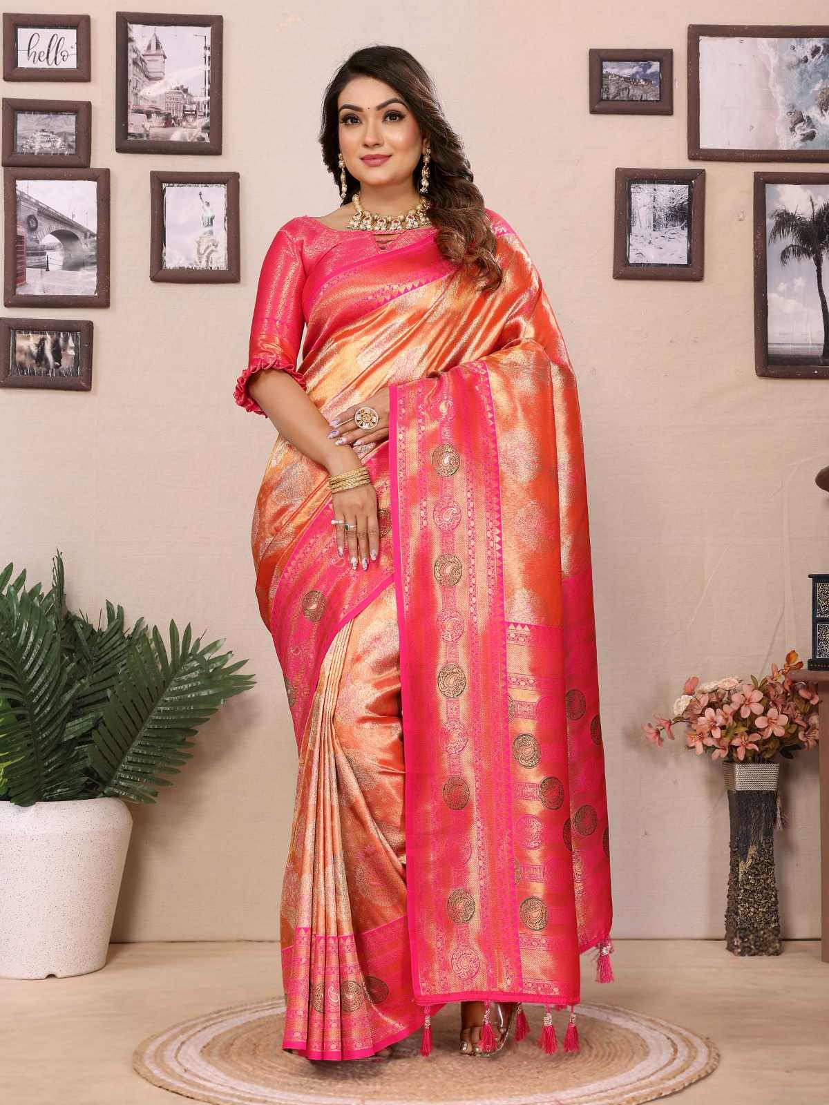 Tissue Silk Designer Saree