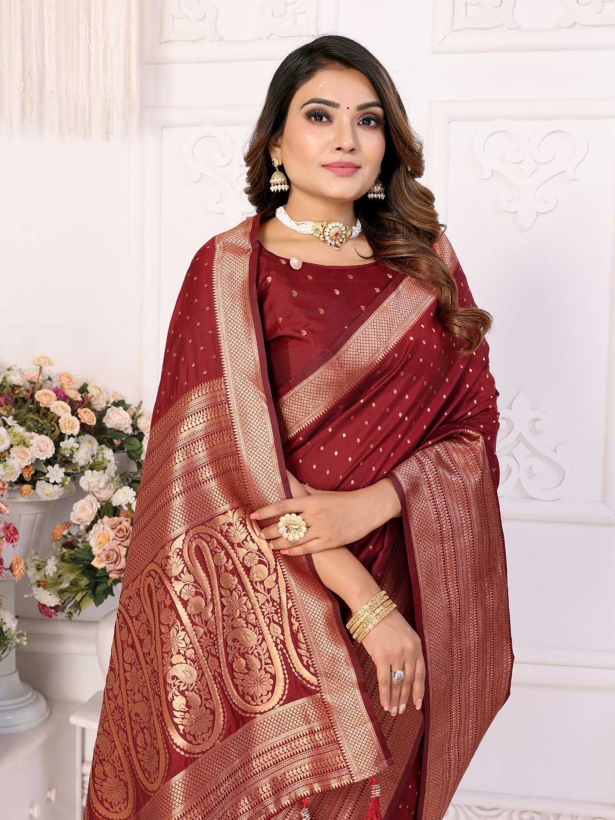 Sudarshna Soft Silk Butta Saree