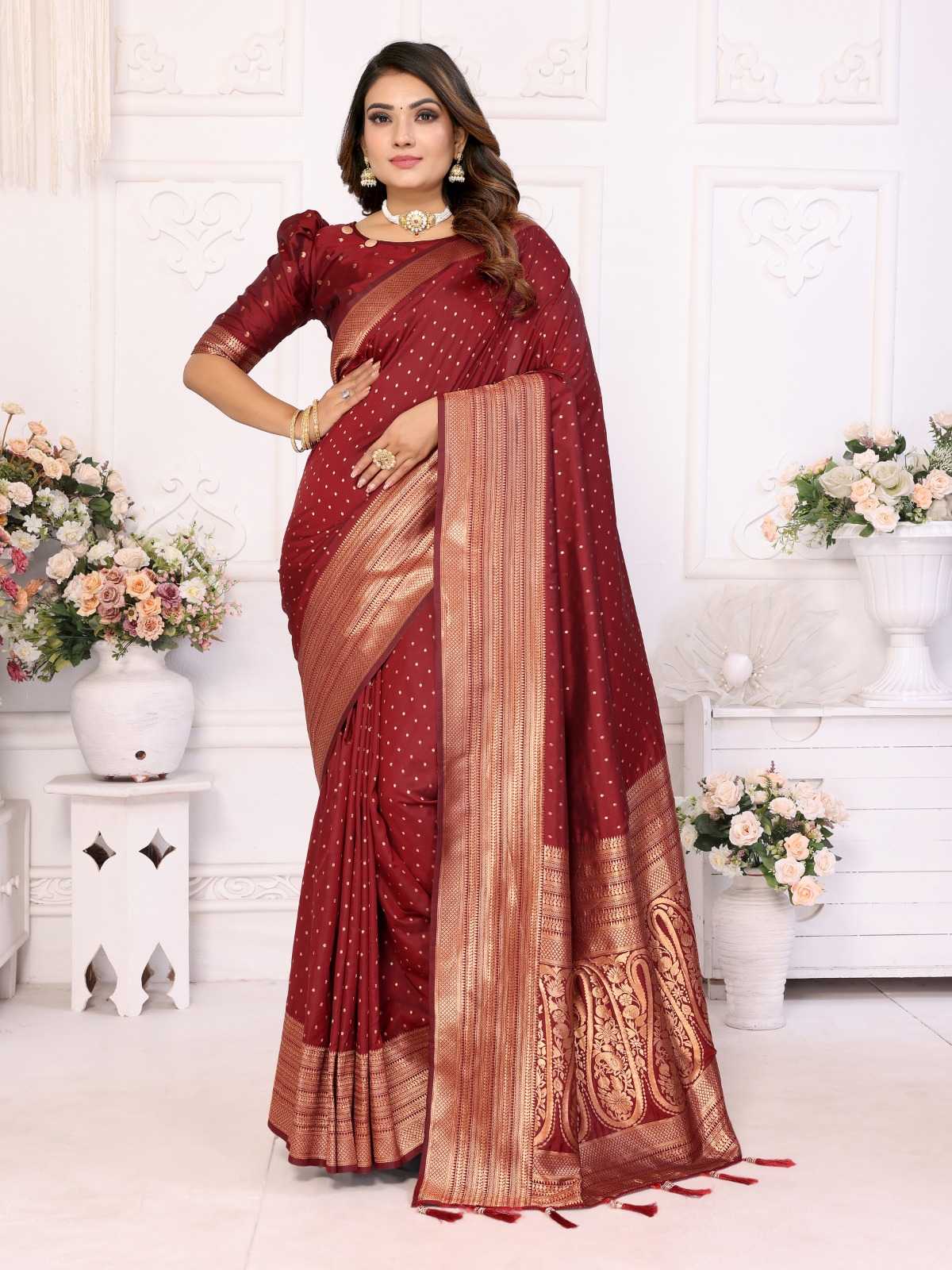 Sudarshna Soft Silk Butta Saree