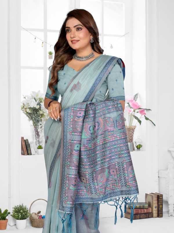 Suman Cotton Jacquard Saree