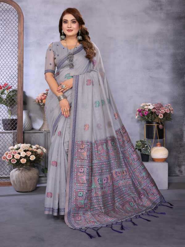 Suman Cotton Jacquard Saree