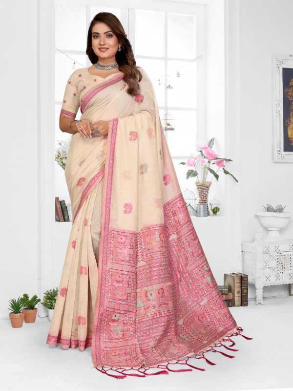 Suman Cotton Jacquard Saree