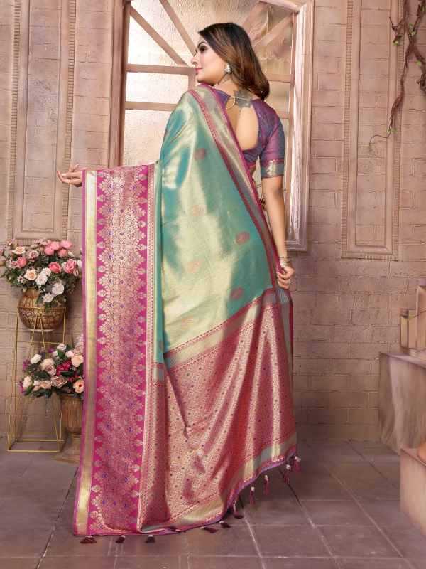 Sundari Banarasi Soft Silk Designer Saree