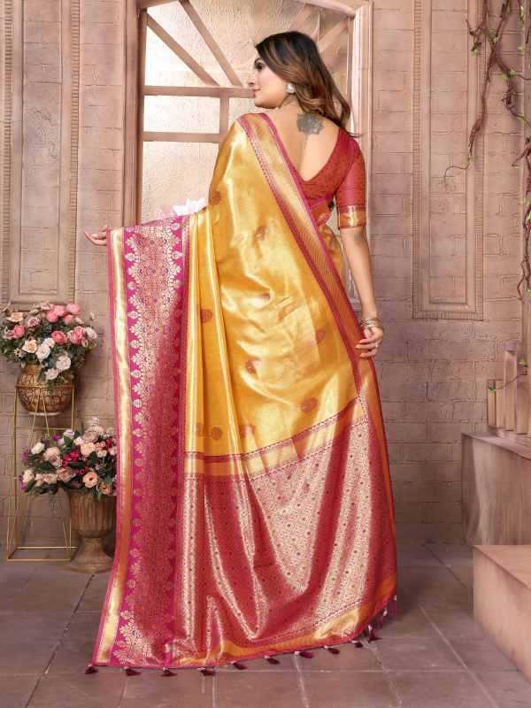 Sundari Banarasi Soft Silk Designer Saree