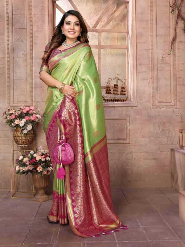 Sundari Banarasi Soft Silk Designer Saree