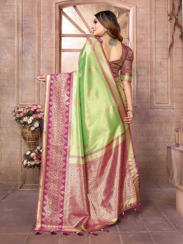 Sundari Banarasi Soft Silk Designer Saree