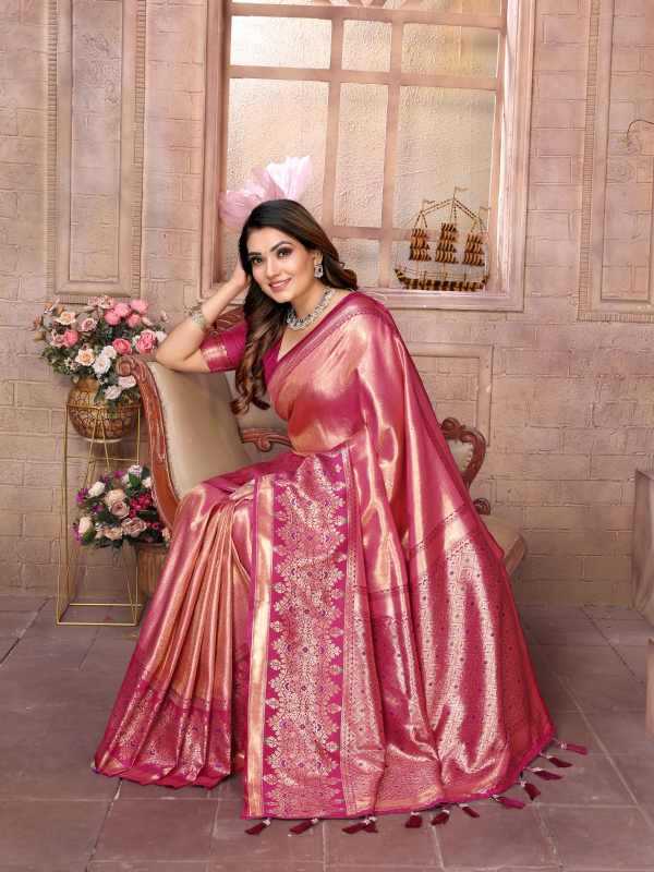Tissue Silk Designer Saree