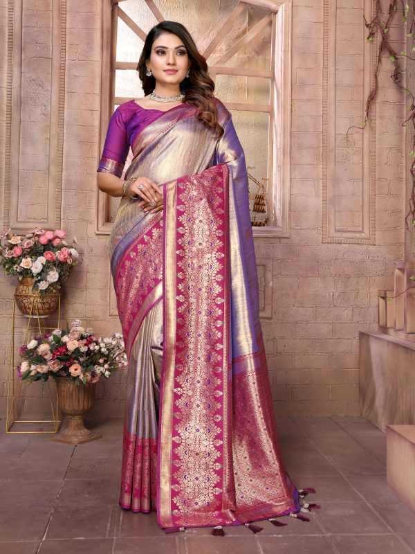 Tissue Silk Designer Saree