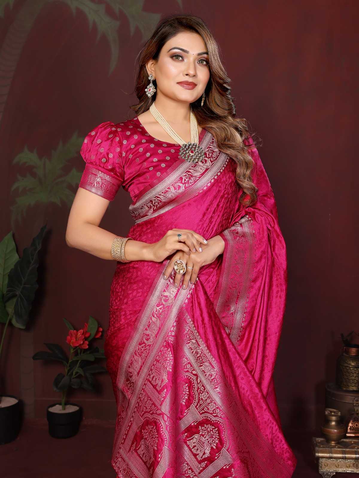 Satin Silk Designer Saree