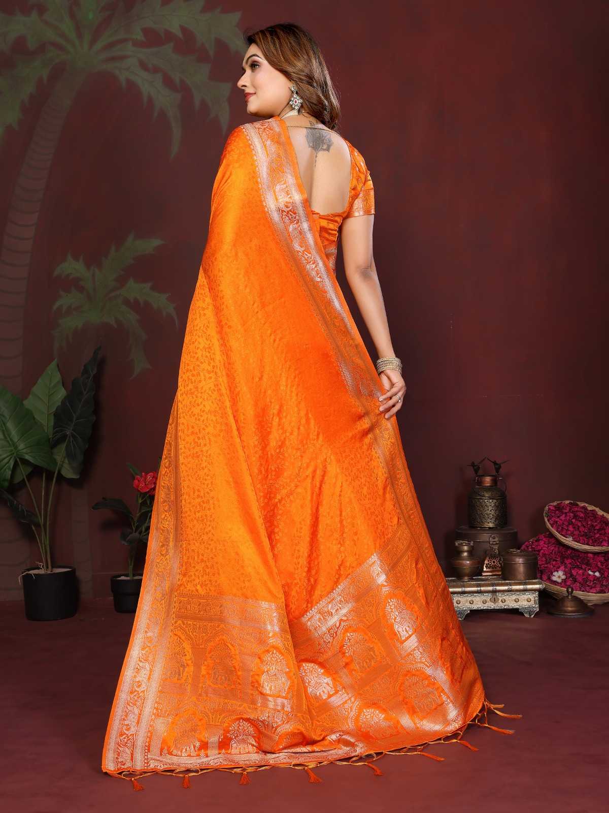Satin Silk Designer Saree