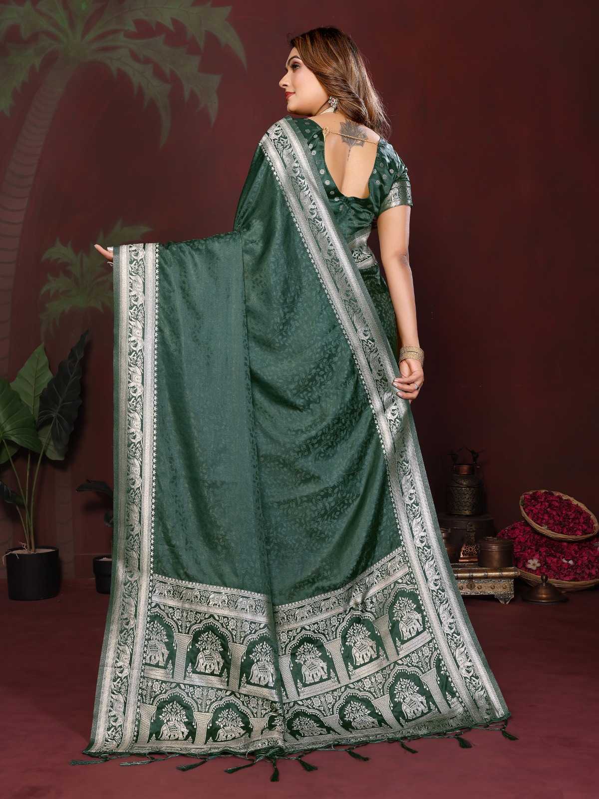 Satin Silk Designer Saree
