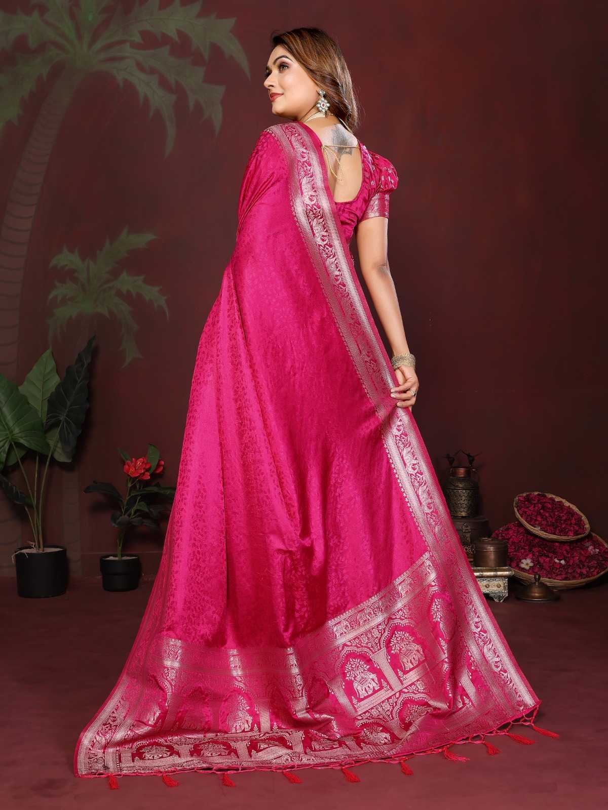 Satin Silk Designer Saree