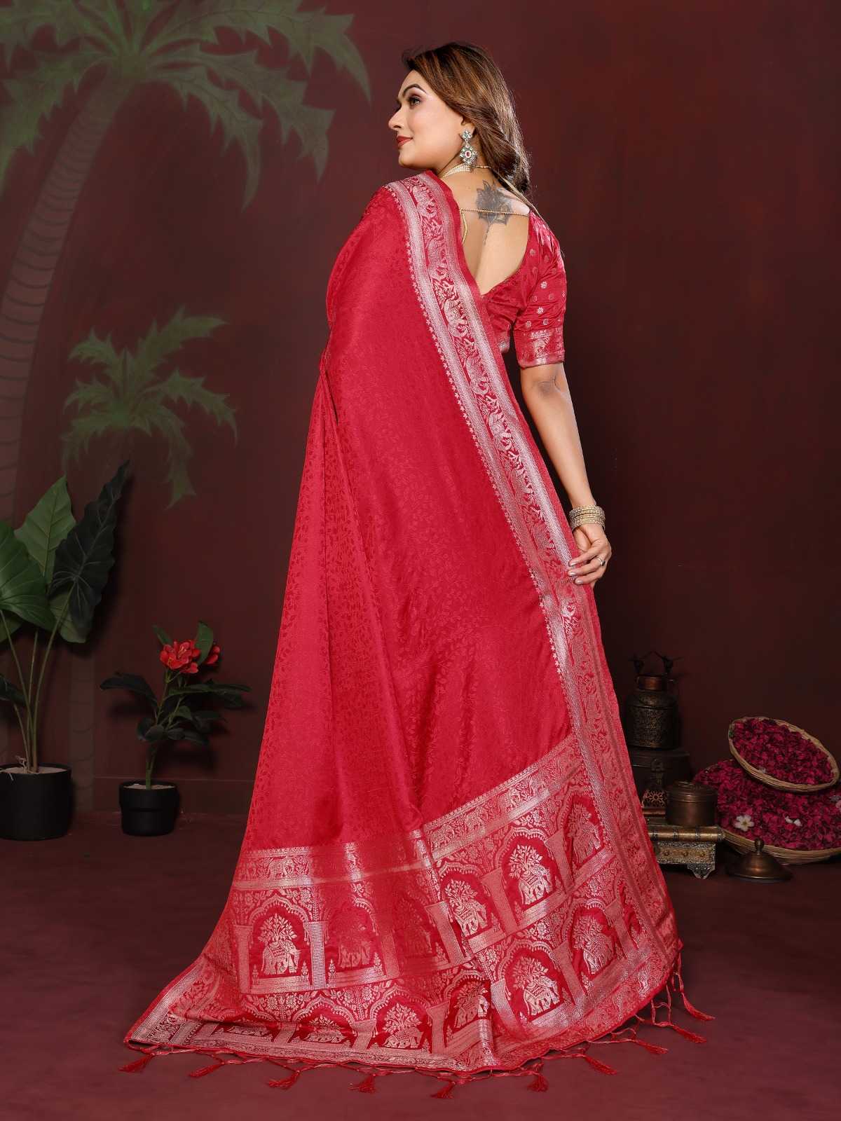 Satin Silk Designer Saree