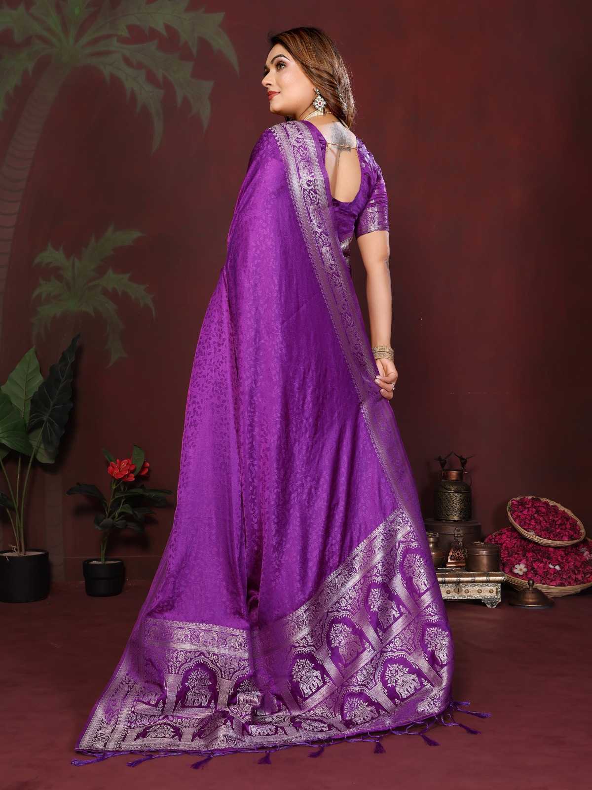 Satin Silk Designer Saree