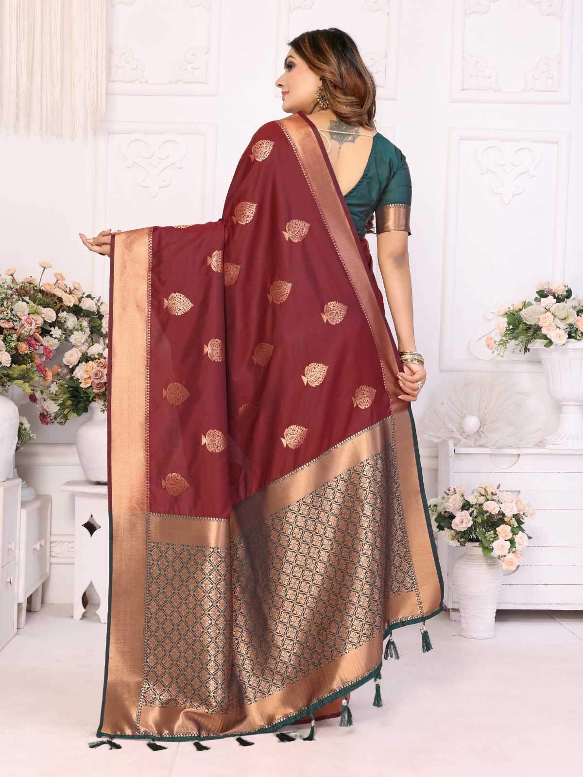 Vardhman Soft Silk Designer Saree