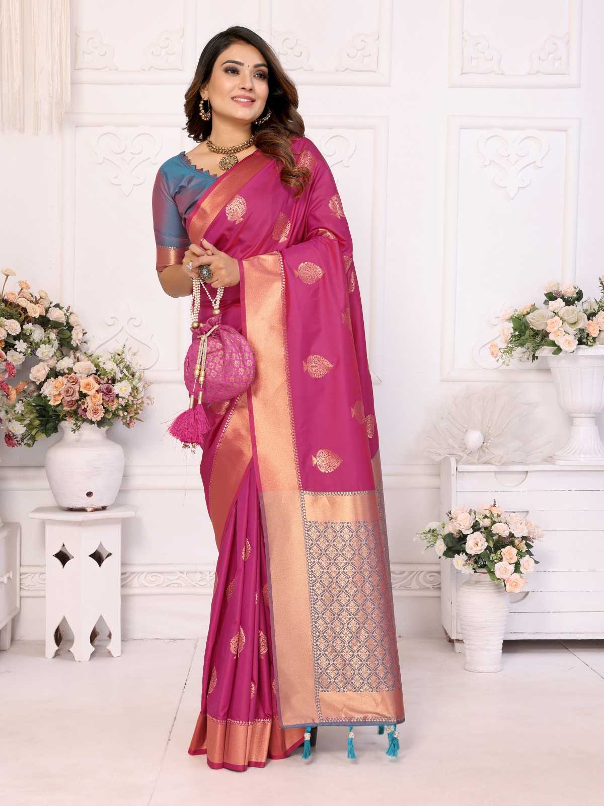 Vardhman Soft Silk Designer Saree