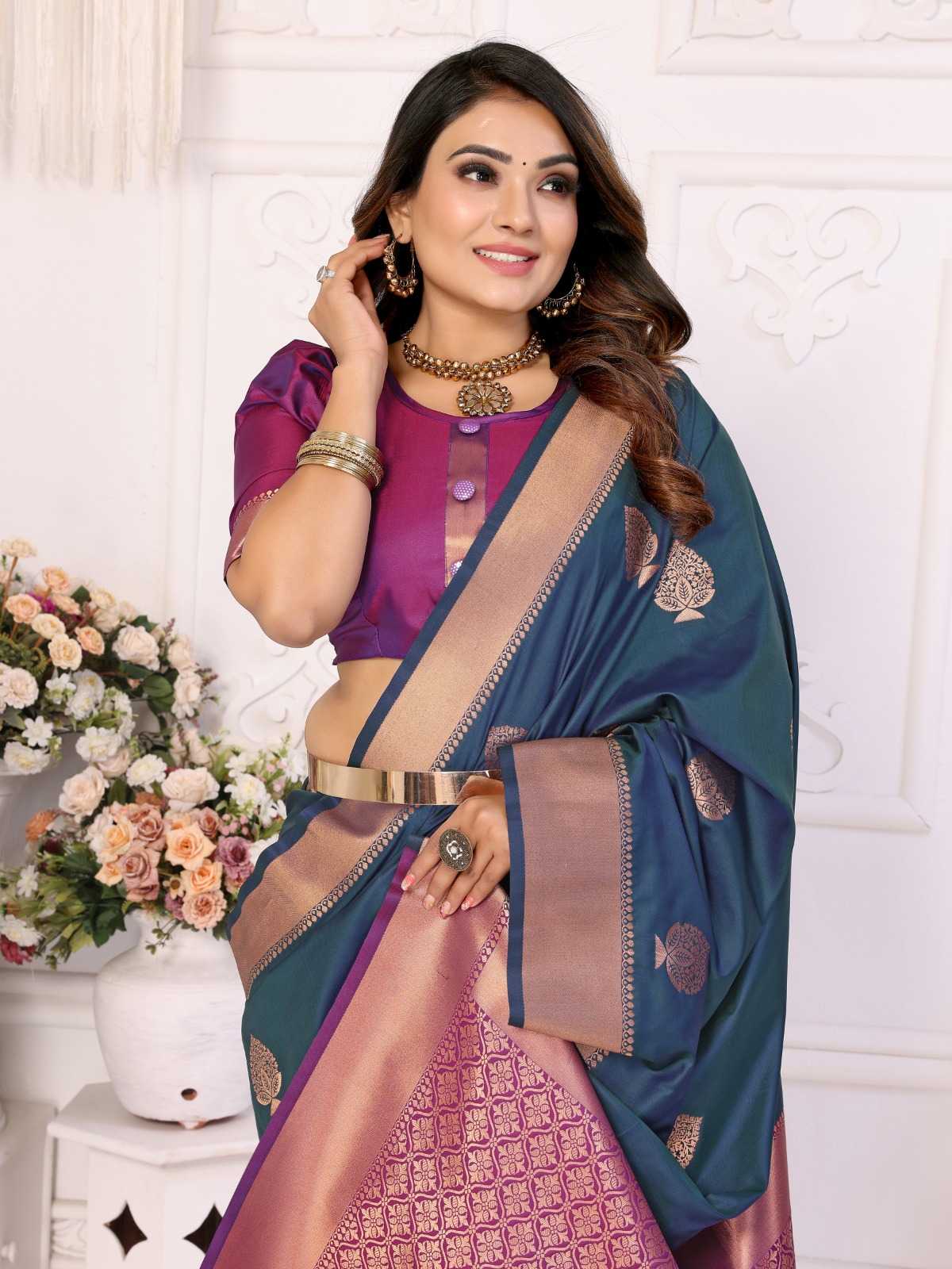 Vardhman Soft Silk Designer Saree