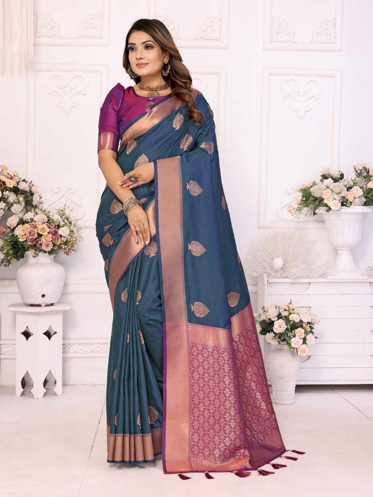 Vardhman Soft Silk Designer Saree