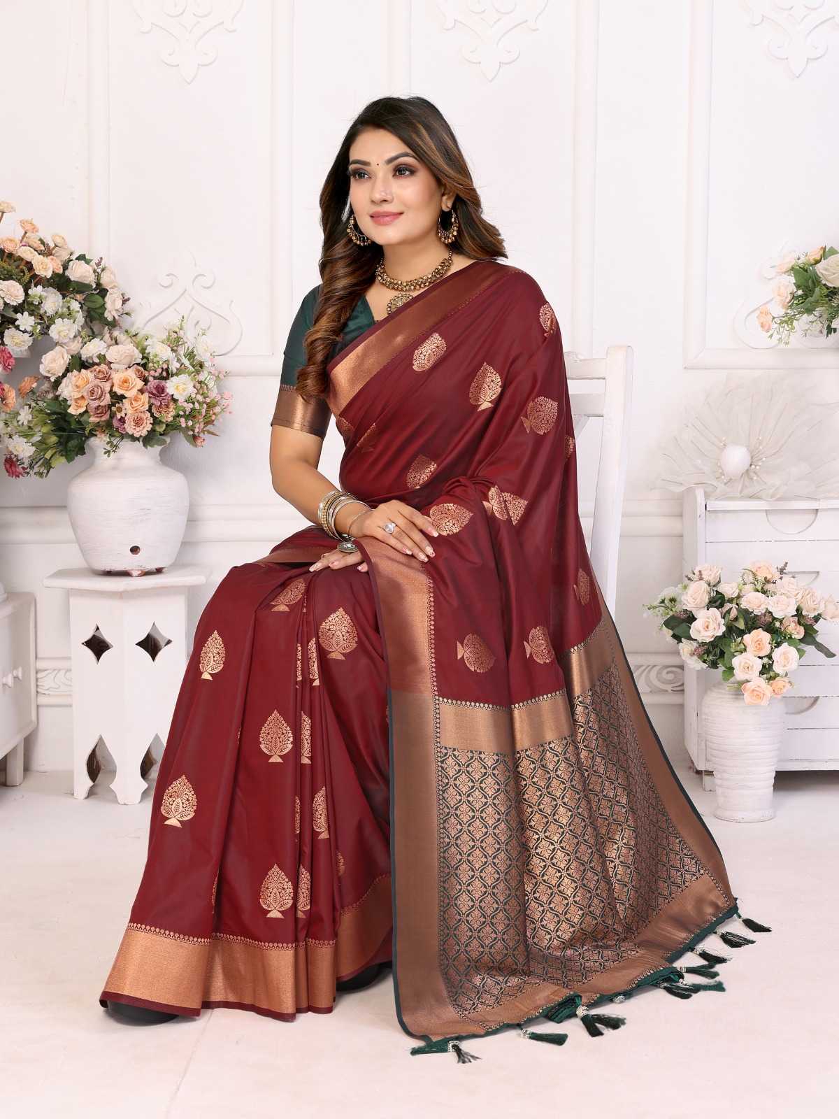 Vardhman Soft Silk Designer Saree