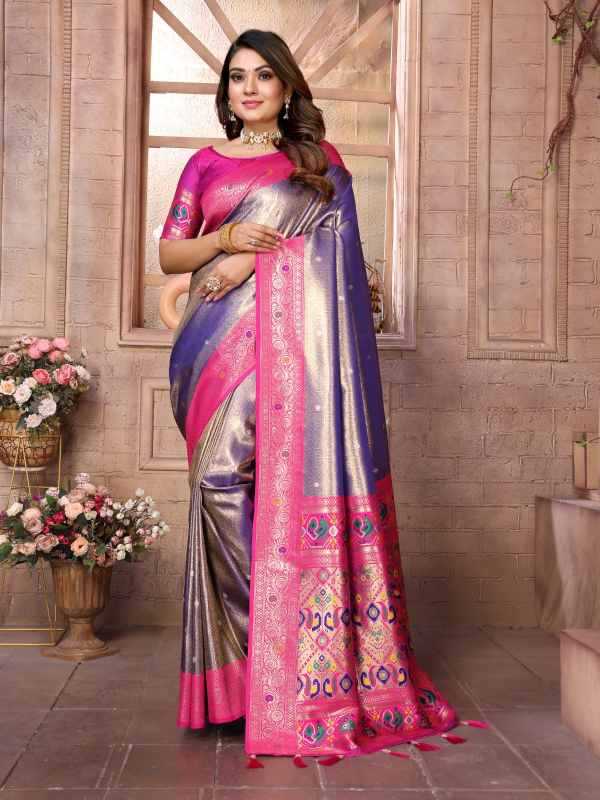 Vimla Tissue Silk Designer Saree