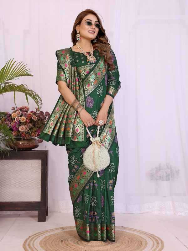 Zumkha Dola Silk Designer Saree