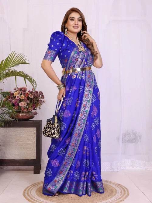 Zumkha Dola Silk Designer Saree