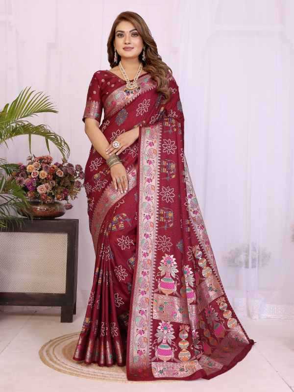 Zumkha Dola Silk Designer Saree