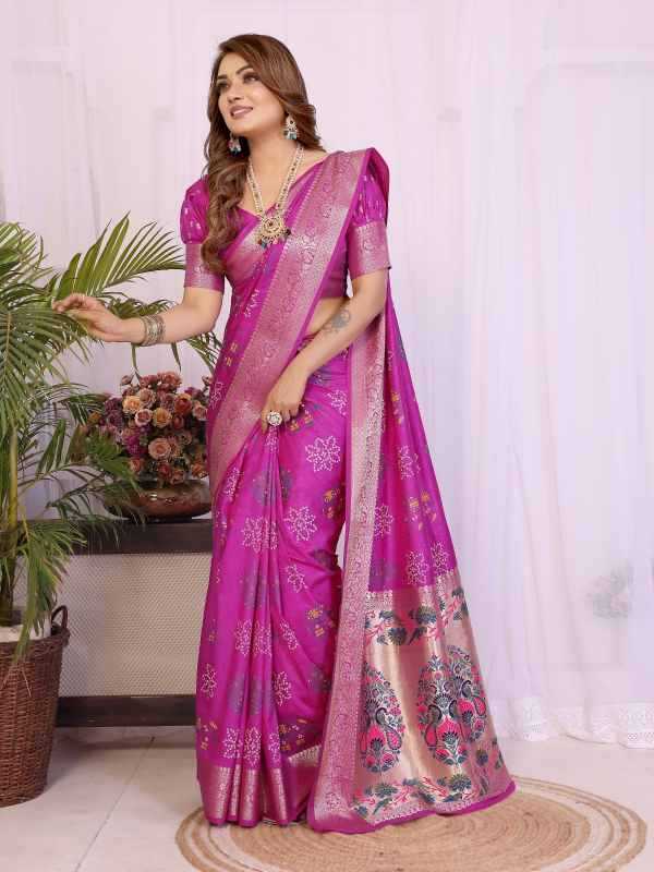 Zumkha Dola Silk Designer Saree