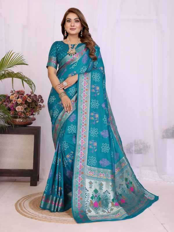 Zumkha Dola Silk Designer Saree