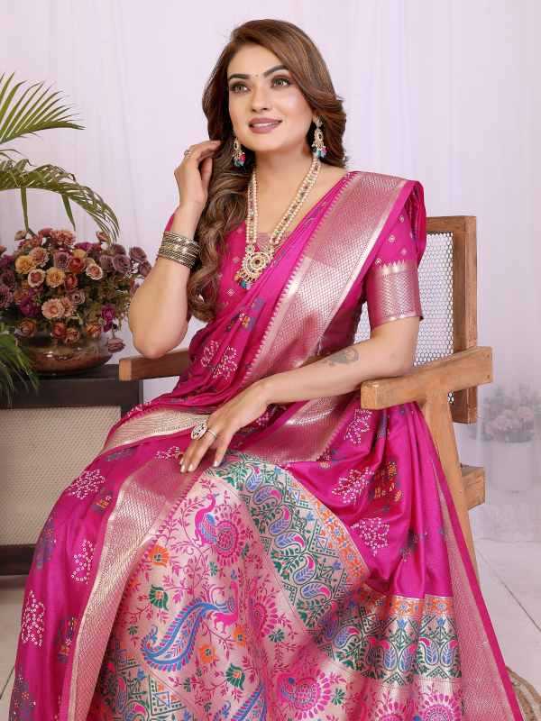 Zumkha Dola Silk Designer Saree
