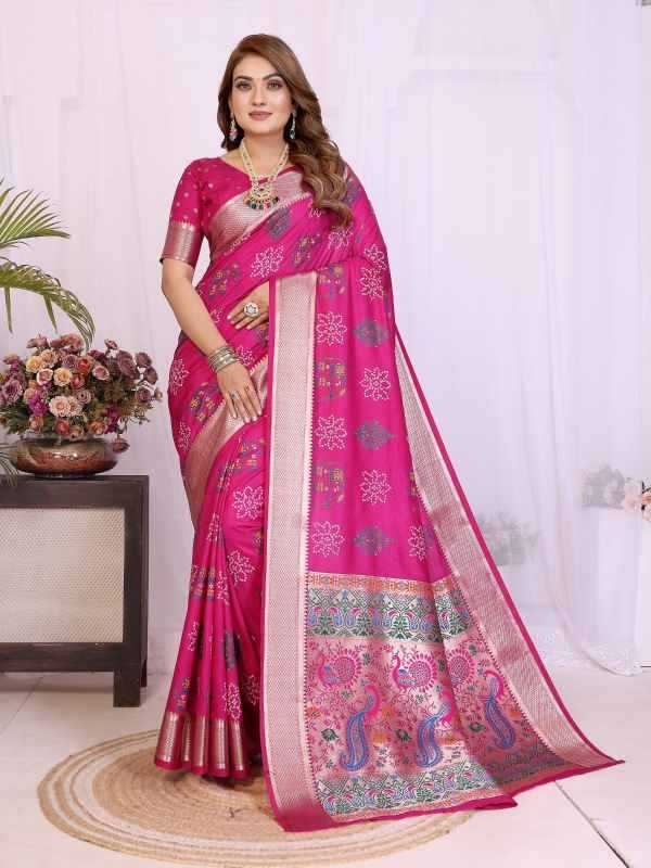 Zumkha Dola Silk Designer Saree