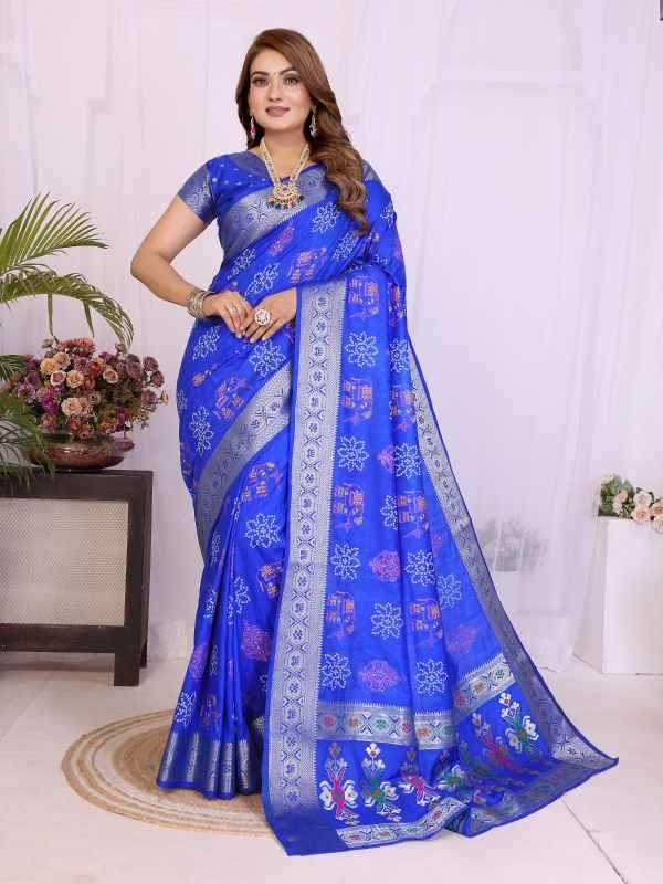 Zumkha Dola Silk Designer Saree