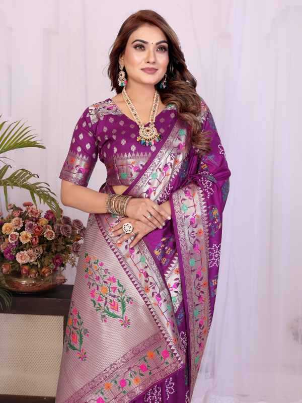 Zumkha Dola Silk Designer Saree