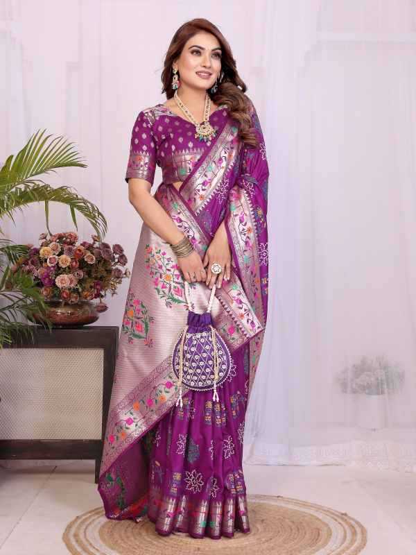 Zumkha Dola Silk Designer Saree