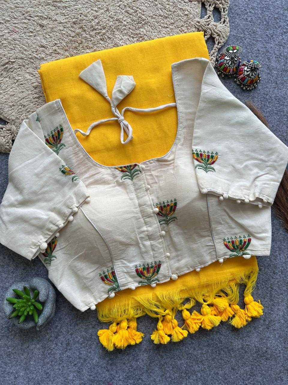 Khadi Cotton Designer Blouse JT-139497