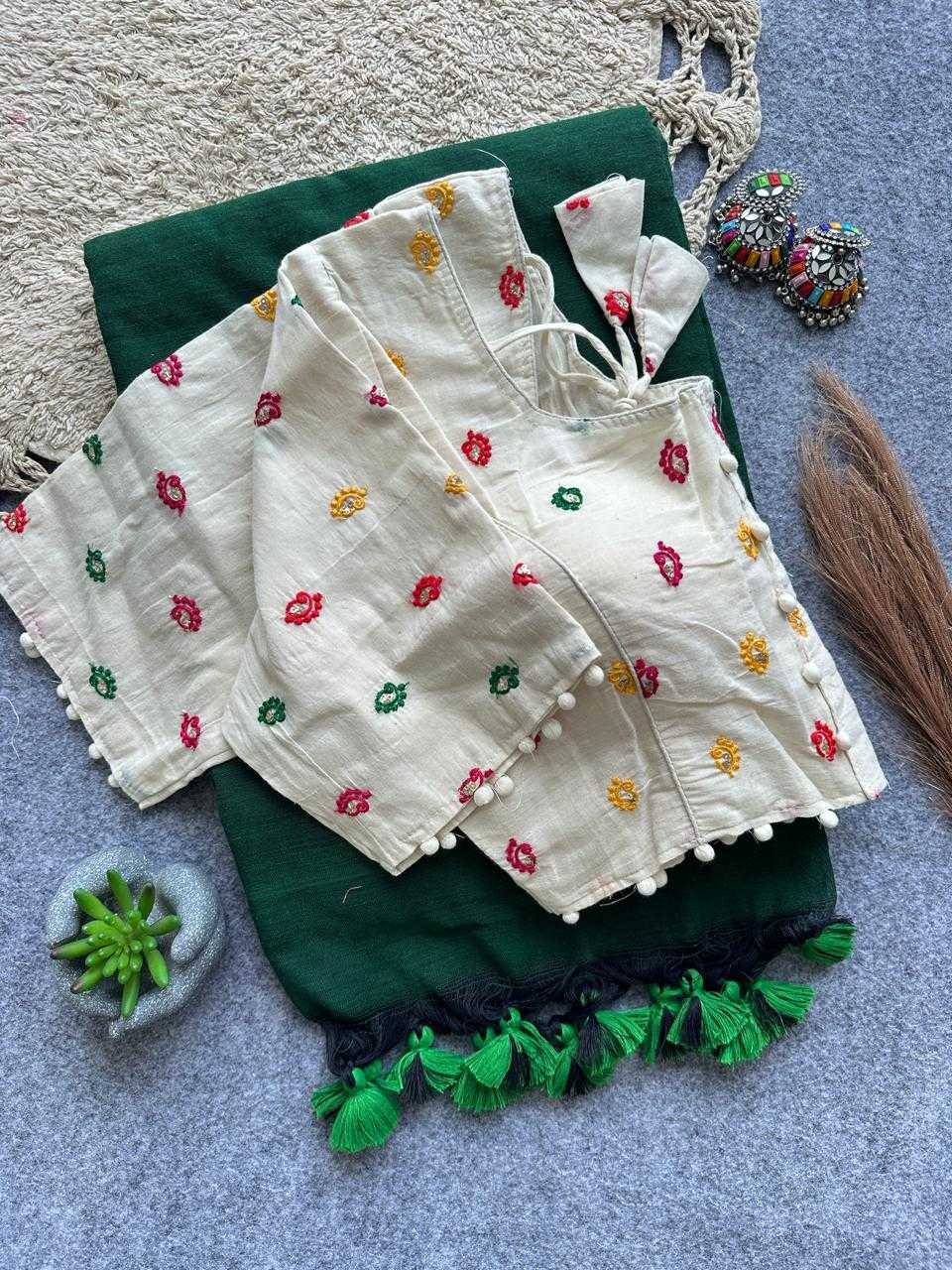 Khadi Cotton Designer Blouse JT-139497