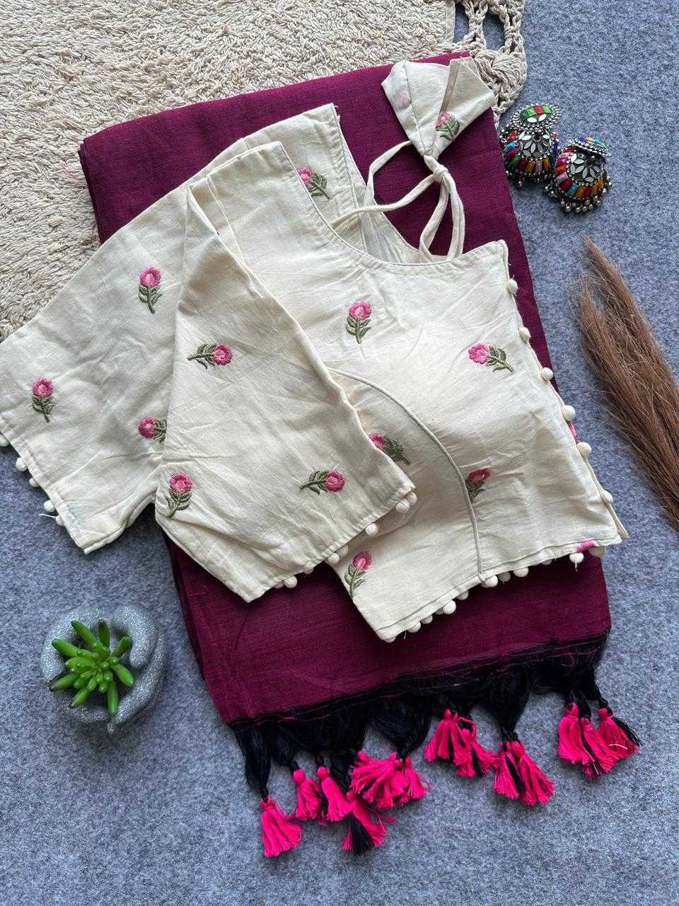 Khadi Cotton Designer Blouse JT-139497