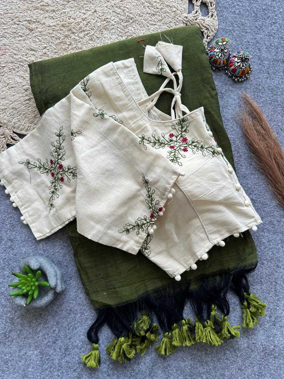 Khadi Cotton Designer Blouse JT-139497