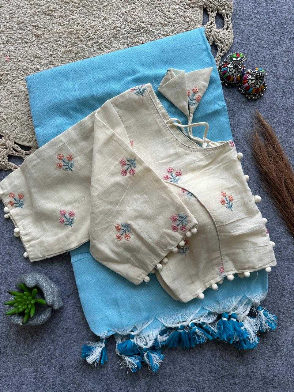 Khadi Cotton Designer Blouse JT-139497