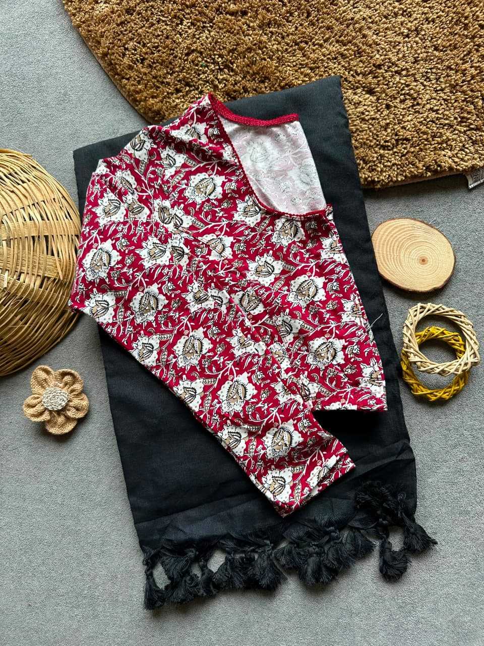 Khadi Cotton Designer Blouse in Off White
