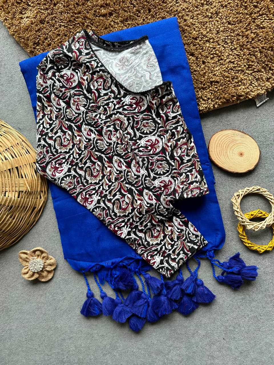 Khadi Cotton Designer Blouse in Off White