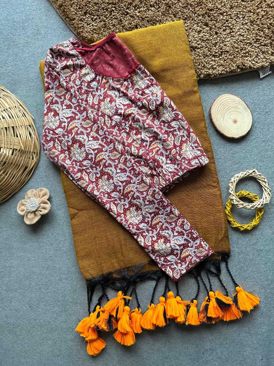 Khadi Cotton Designer Blouse in Off White