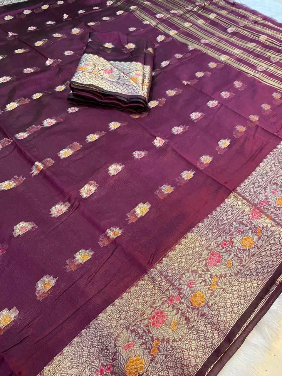 Linen Designer Saree